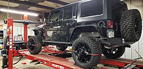 four wheel alignment